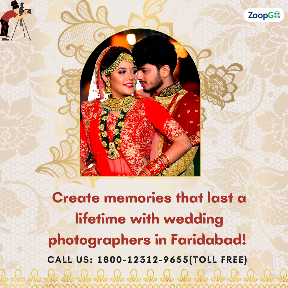 Create memories that last a lifetime with wedding photographers in Faridabad! 